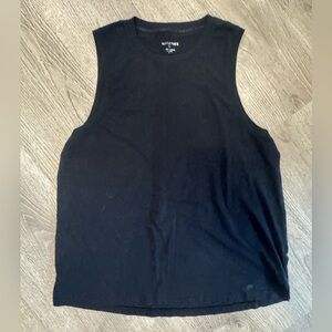 Fabletics Black Crew Neck sleeveless tank top size XL